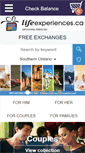 Mobile Screenshot of lifeexperiences.ca